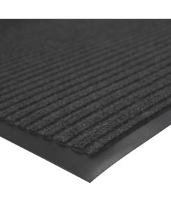 Multy Home Platinum 3 Ft. x 45 Ft. Charcoal Carpet Runner, Indoor/Outdoor