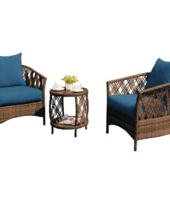 Outdoor Expressions Capitola 3-Piece Wicker Bistro Set