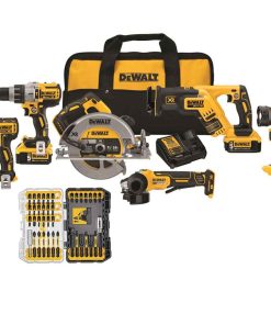 20 V MAX XR Li-ion 6 Tool Combo Kit with 40-Piece Impact Ready Screwdriving Set