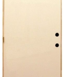 36'X80" RIGHT-HANDED METAL EXTERIOR FLUSH DOOR UNIT W/4-9/16" JAM