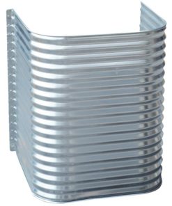 Lux-Right 48 In. x 42 In. Egress Galvanized Window Well