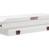 Weather Guard Saddle Truck Tool Box Steel Compact White