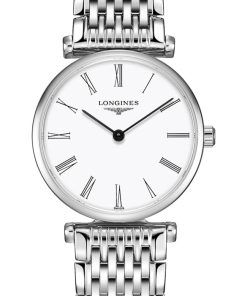 Longines La Grande Classique de Longines Stainless Steel Watch, White Matt Dial, 24mm
