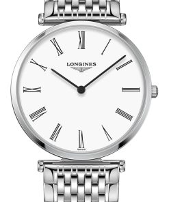 Longines La Grande Classique Stainless Steel Case And White Dial Mens Watch