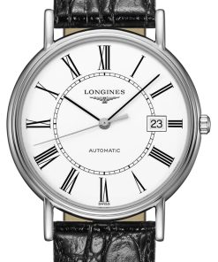 Longines Presence Stainless Steel Case And White Dial Mens Watch