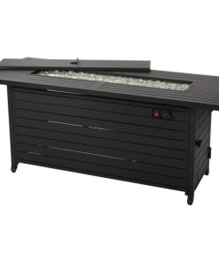 Outdoor Expressions 56 In. x 21 In. Rectangular Propane Fire Pit Table