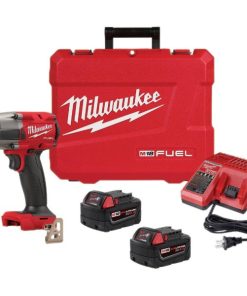 Milwaukee M18 FUEL 18 Volt Lithium-Ion Brushless 3/8 In. Mid-Torque Impact Wrench w/Friction Ring Kit