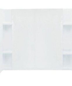 Sterling 3-Piece 60 In. W. x 74-1/2 In. H. x 36 In. D. White Shower Wall Set