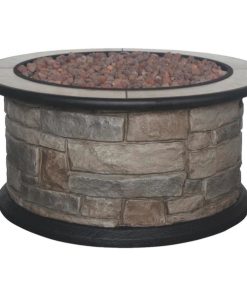 Bond Wellsville 36 In. Round Steel Gas Smokeless Fire Pit