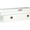 Weather Guard Saddle Truck Tool Box Steel Standard White