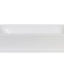 Mustee Topaz 60 In. L x 30 In. W x 16-1/2 In. D Right Drain Bathtub in White