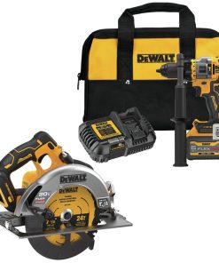 20V MAX* 1/2 in. Brushless Cordless Hammer Drill/Driver and 7-1/4" Cordless Circular Saw with FLEXVOLT ADVANTAGE? Kit