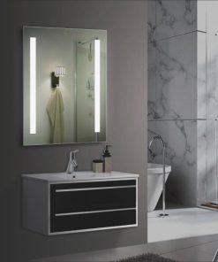 Lighted Impressions Maxx Frameless 20 In. W x 27-3/4 In. H Vanity Mirror with Two LED Light Strips