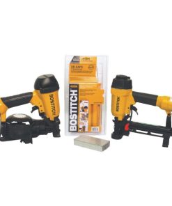 Bostitch 15 Degree 1-3/4 In. Coil Roofing Nailer and 18 Ga. Cap Stapler Combo Kit