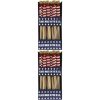 Valley Forge 8 In. x 12 In. Polycotton American Flag  24 In. Power Wings Display (288-Piece)