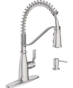Moen Nolia Single Handle Pull-Down Kitchen Faucet, Chrome