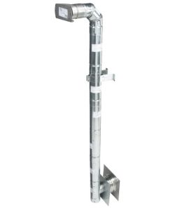 SELKIRK VP Pellet Pipe 3 In. Through the Wall Pellet Stove Pipe Kit