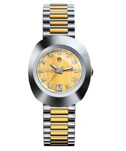 Rado The Original Automatic DiaStar Gold Dial Two-Tone Watch, 27.3mm