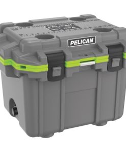 Pelican Elite 30-Qt. Cooler, Dark Gray & Green