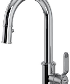 Rohl Perrin & Rowe Armstrong Polished Chrome Pull-Down Kitchen Faucet