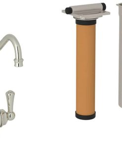 Rohl Perrin & Rowe Edwardian Column Polished Nickel Spout Filter Faucet