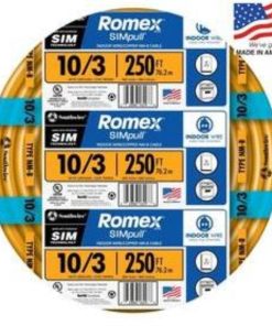 Romex 250 Ft. 10/3 Solid Orange NMW/G Electrical Wire