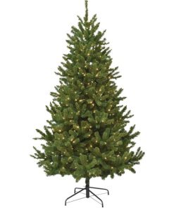 Montana Ridge 12 Ft. Pine 1250-Bulb Warm White LED Quick Connect Prelit Artificial Christmas Tree