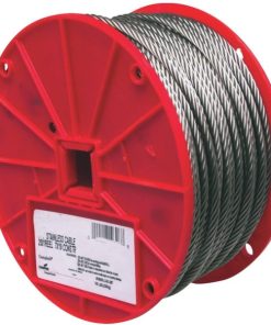 Campbell 1/4 In. x 250 Ft. Stainless Steel Wire Cable