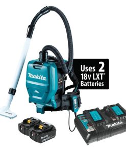 18V X2 LXT Lithium-Ion (36V) Brushless Cordless 1/2 Gallon HEPA Filter Backpack Dry Dust Extractor/Vacuum Kit (5.0Ah)