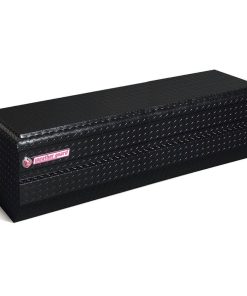 55-in x 20-in x 19.25-in Black Aluminum Universal Truck Tool Box