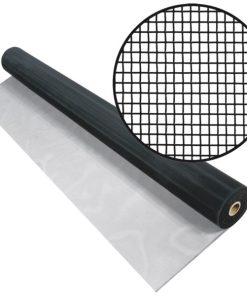 Phifer 60 In. x 100 Ft. Black Aluminum Screen