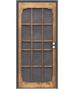Precision Woodguard 36 In. W x 80 In. H Wood Insert Steel Security Door