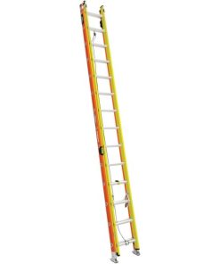 Werner GlideSafe 28 Ft. Type IA Fiberglass Tri-Rung Extension Ladder