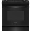 Whirlpool ADA 34" Black Tall Slide-In Electric Range With Self Clean Oven Cycle
