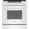 Whirlpool ADA 34" White Tall Slide-In Electric Range With Self Clean Oven Cycle