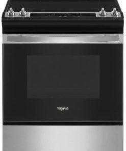 Whirlpool ADA 34" Stainless Steel Tall Slide-In Electric Range With Self Clean Oven Cycle