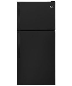 18.3 cu ft Top Freezer Black Refrigerator