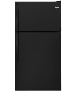 18.3 cu ft Top Freezer Black Refrigerator