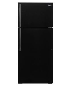 14.3 cu ft Top Freezer Black Refrigerator