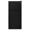 18.1 cu ft Top Freezer Black Refrigerator