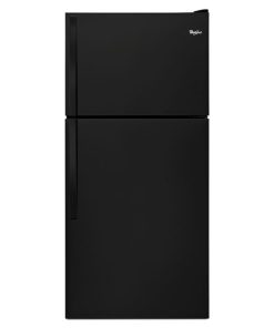 18.1 cu ft Top Freezer Black Refrigerator