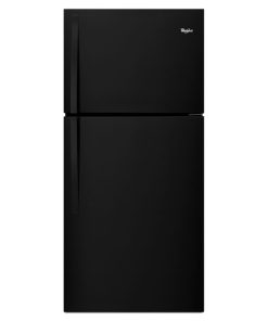 19.2 cu ft Top Freezer Black Refrigerator