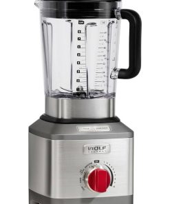 Wolf Gourmet Pro-Performance Stainless Steel Blender w/ Red Knob
