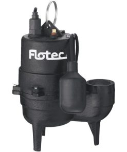 Flotec 1/2 H.P. Cast Iron Sewage Ejector Pump with Tethered Switch