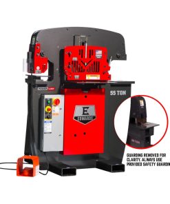 55 Ton Ironworker 3 Phase, 208 Volt, PowerLink, Coper Notcher