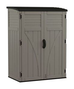 Suncast 6 ft. H x 4.4 ft. W x 2.7 ft. D Gray Resin Storage Shed