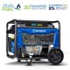 Westinghouse Dual Fuel Portable Generator with CO Sensor