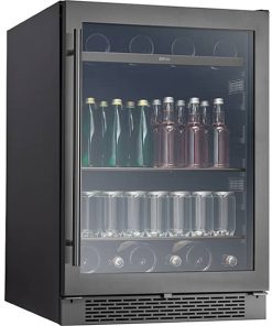 Zephyr Presrv 24" Black Stainless Single Zone Beverage Cooler