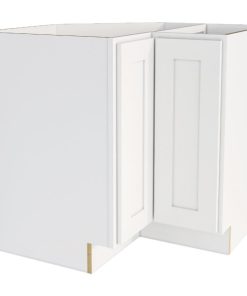 CraftMark Plymouth Shaker 36 In. W x 24 In. D x 34. 5 In H White Corner Base Kitchen Cabinet