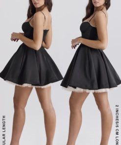 Minimoiselle Black Tulle Mini Dress